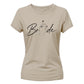 Script Cursive Ring Graphic Engagement Bride Ladies T-Shirt