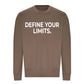 Sharp Define Your Limits Statement Unisex Sweatshirt