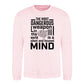 Silent Focused Mind Motivational Quote Unisex Sweatshirt
