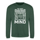 Silent Focused Mind Motivational Quote Unisex Sweatshirt