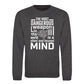 Silent Focused Mind Motivational Quote Unisex Sweatshirt