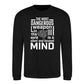 Silent Focused Mind Motivational Quote Unisex Sweatshirt