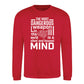 Silent Focused Mind Motivational Quote Unisex Sweatshirt