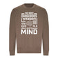 Silent Focused Mind Motivational Quote Unisex Sweatshirt