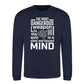 Silent Focused Mind Motivational Quote Unisex Sweatshirt
