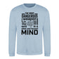 Silent Focused Mind Motivational Quote Unisex Sweatshirt