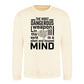 Silent Focused Mind Motivational Quote Unisex Sweatshirt