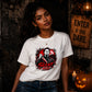 Silent hunter knife graphic print Halloween ladies t-shirt