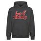 Simple keep it merry script text Christmas Oversized Hoodie