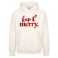 Simple keep it merry script text Christmas Oversized Hoodie