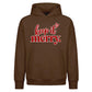 Simple keep it merry script text Christmas Oversized Hoodie