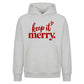 Simple keep it merry script text Christmas Oversized Hoodie