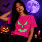 Sinister sharp-toothed grin Glow in the Dark Ladies T-Shirt