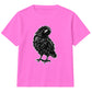 Sinister sketched crow bird graphic Halloween Kids T-Shirt