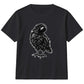 Sinister sketched crow bird graphic Halloween Kids T-Shirt