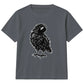 Sinister sketched crow bird graphic Halloween Kids T-Shirt