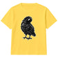 Sinister sketched crow bird graphic Halloween Kids T-Shirt