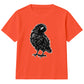 Sinister sketched crow bird graphic Halloween Kids T-Shirt