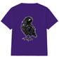 Sinister sketched crow bird graphic Halloween Kids T-Shirt
