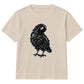 Sinister sketched crow bird graphic Halloween Kids T-Shirt
