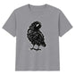 Sinister sketched crow bird graphic Halloween Kids T-Shirt