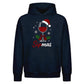 Funny Wine Lover Sipmas Holiday Christmas Oversized Hoodie