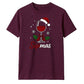 Sipmas Wine Glass Festive Graphic Christmas Unisex T-Shirt