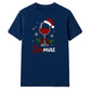 Sipmas Wine Glass Festive Graphic Christmas Unisex T-Shirt