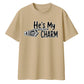 Skeletal hand he's my charm Halloween Oversized T-Shirt