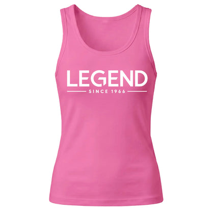 60th Birthday Gift Tank Top Ladies Legend Since 1966