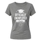 Sleek Officially Unemployed School Leavers Ladies Fit T-Shirt