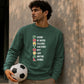 Slogan Portugal football tournament unisex sweatshirt