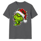 Sly smirking face holiday lights Christmas Unisex T-Shirt