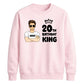 Smart Birthday King Personliased Happy Birthday Sweatshirt