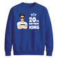 Smart Birthday King Personliased Happy Birthday Sweatshirt