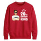 Smart Birthday King Personliased Happy Birthday Sweatshirt