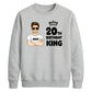 Personalized Birthday Gift Sweatshirt | Smart Birthday King Design for Him