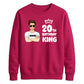Smart Birthday King Personliased Happy Birthday Sweatshirt