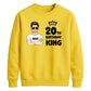 Smart Birthday King Personliased Happy Birthday Sweatshirt