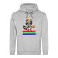 Smiling Raccoon Artist Beret Pride Month Unisex Hoodie