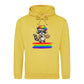 Smiling Raccoon Artist Beret Pride Month Unisex Hoodie