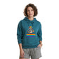 Smiling Raccoon Artist Beret Pride Month Unisex Hoodie