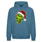 Smirking holiday lights face Christmas Oversized Hoodie