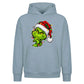 Smirking holiday lights face Christmas Oversized Hoodie