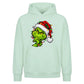 Smirking holiday lights face Christmas Oversized Hoodie