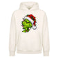 Smirking holiday lights face Christmas Oversized Hoodie