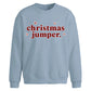 Snowflake Jumper Graphic Christmas Oversized Sweatshirt