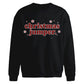 Snowflake Jumper Graphic Christmas Oversized Sweatshirt