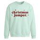 Snowflake Jumper Graphic Christmas Oversized Sweatshirt