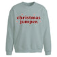 Snowflake Jumper Graphic Christmas Oversized Sweatshirt